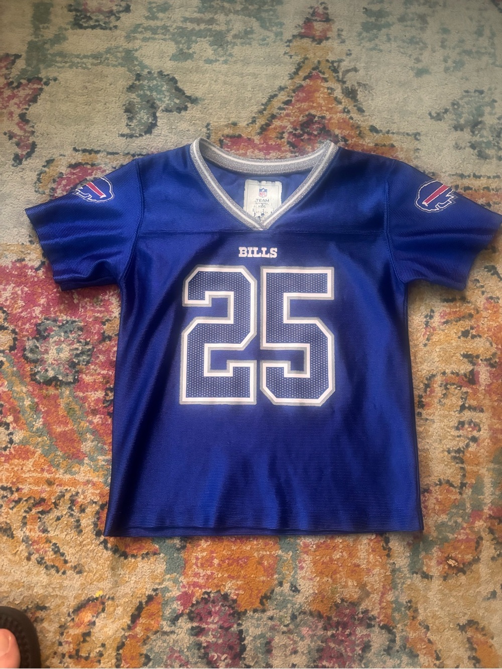 NFL Kids Buffalo Bills Blue #25 Football Jersey